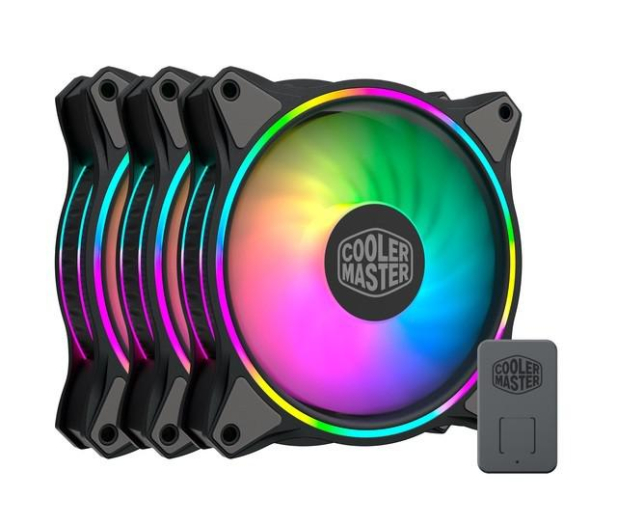Cooler Master MasterFan MF120 Halo ARGB Triple Pack 3x120mm - 732530 - zdjęcie